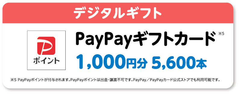 fW^MtgbPayPayMtgJ[h5b1,000~ 5,600{